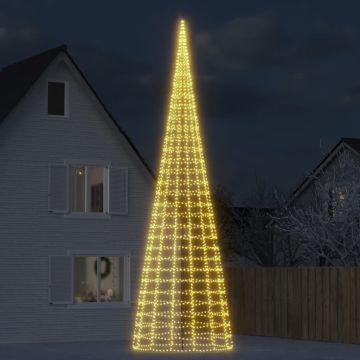 vidaXL LED Kalėdų eglutė 3000 LED šiltai balta 800 cm