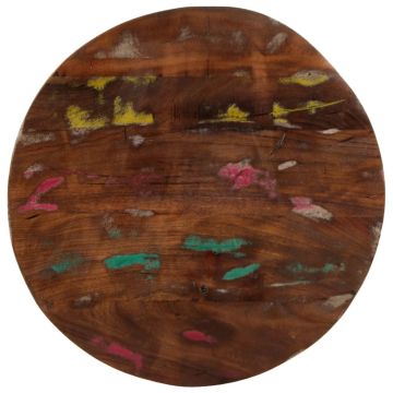 vidaXL Stalviršis, 50x1,5cm, perdirbtos medienos masyvas, apskritas