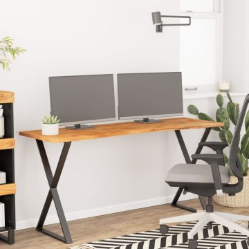 vidaXL Rašomojo stalo stalviršis, 140x50x2,5cm, akacijos masyvas