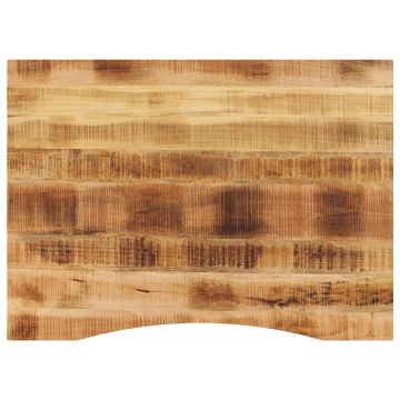 vidaXL Rašomojo stalo stalviršis su linkiu, 100x80x2,5 cm, mango