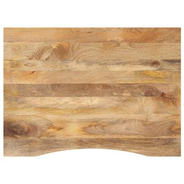 vidaXL Rašomojo stalo stalviršis su linkiu, 100x80x2,5 cm, mango