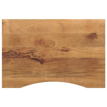 vidaXL Rašomojo stalo stalviršis su linkiu, 100x50x2,5cm, mango