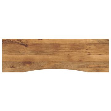 vidaXL Rašomojo stalo stalviršis su linkiu, 160x50x2,5 cm, mango