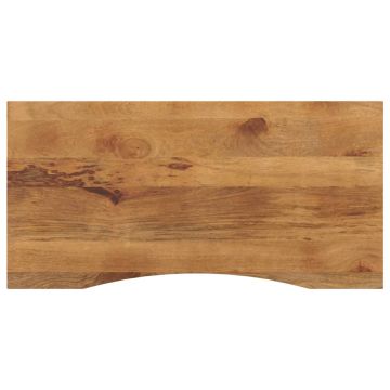 vidaXL Rašomojo stalo stalviršis su linkiu, 110x60x2,5 cm, mango