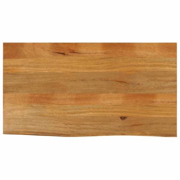 vidaXL Stalviršis, 120x60x2,5cm, mango masyvas, su gyvu kraštu