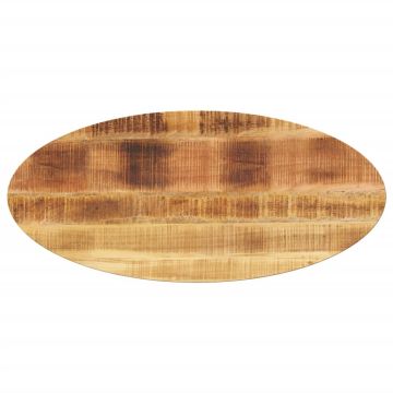 vidaXL Stalviršis, 100x40x2,5cm, mango medienos masyvas, ovalo formos