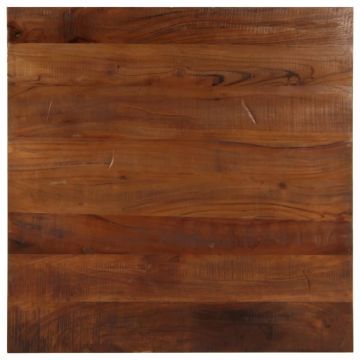vidaXL Stalviršis, 70x70x2,5cm, perdirbtos medienos masyvas
