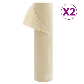 vidaXL Uždangalai augalams, 2 ritiniai, 50x1,6m, 70g/m²