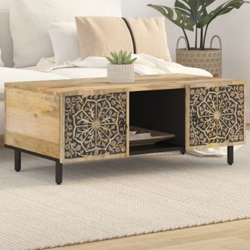 vidaXL Kavos staliukas, 100x54x40cm, mango medienos masyvas