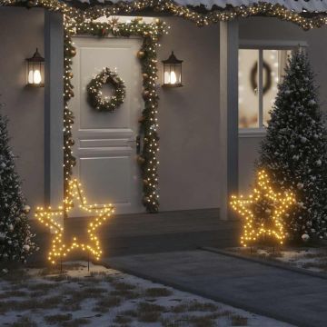 vidaXL Kalėdinė šviečianti dekoracija žvaigždė, 115LED, 85cm