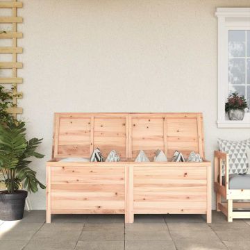 vidaXL Sodo daiktadėžė, 150x50x56,5cm, eglės medienos masyvas