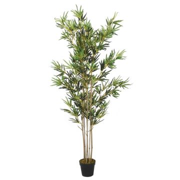 vidaXL Dirbtinis bambukas, žalios spalvos, 200cm, 1380 lapų