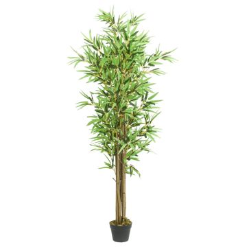 vidaXL Dirbtinis bambukas, žalios spalvos, 180cm, 1288 lapų