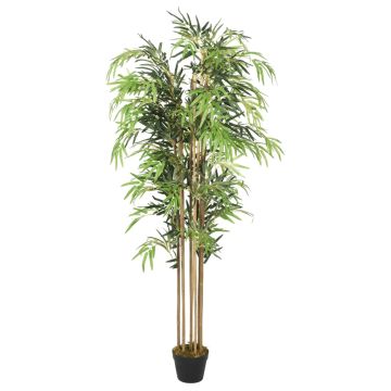 vidaXL Dirbtinis bambukas, žalios spalvos, 180cm, 1605 lapai