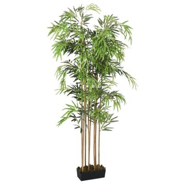 vidaXL Dirbtinis bambukas, žalios spalvos, 180cm, 1605 lapai