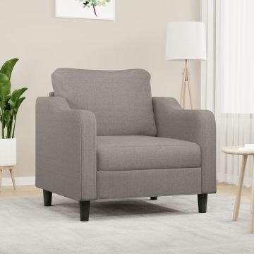 vidaXL Krėslas, taupe spalvos, 60cm, audinys