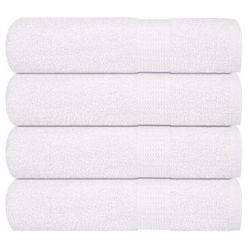 vidaXL Rankšluosčiai, FROGN, 4 vnt., balti, 100x150 cm, 360 g/m²