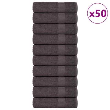 vidaXL Rankšluosčiai, FROGN, 50 vnt., antracito spalvos, 50x100 cm, 360 g/m²