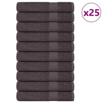 vidaXL Rankšluosčiai, FROGN, 25 vnt., antracito spalvos, 100x200 cm, 360 g/m²
