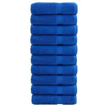 vidaXL Rankšluosčiai rankoms, SOLUND, 10vnt., mėlyni, 50x100cm, 600g/m²