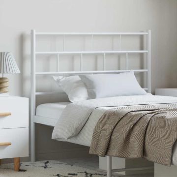 vidaXL Metalinis pakaitinis galvūgalis, baltos spalvos, 100cm