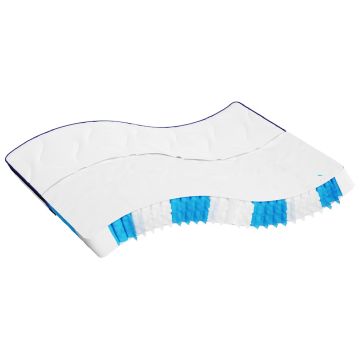 vidaXL Kišeninių spyruoklių čiužinys, 160x200cm, vidutinis/kietas