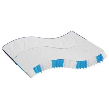 vidaXL Kišeninių spyruoklių čiužinys, 200x200cm, vidutinis/kietas