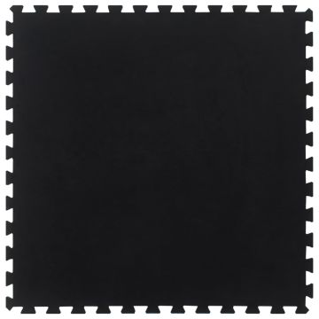 vidaXL Guminė grindų plytelė, juodos spalvos, 100x100cm, 12mm