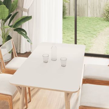 vidaXL Baldų lipdukas, lipnus, matinės baltos spalvos, 90x500 cm, PVC