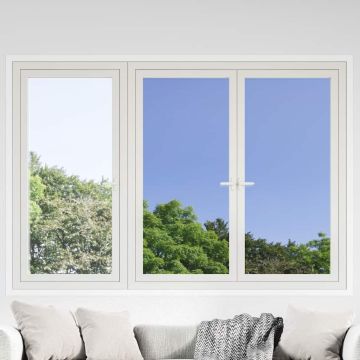 vidaXL Plėvelės nuo saulės karščio, 5vnt., sidabrinės, PVC, statinės