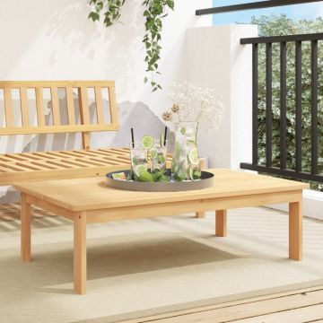 vidaXL Sodo stalas, 100x60x30cm, akacijos medienos masyvas