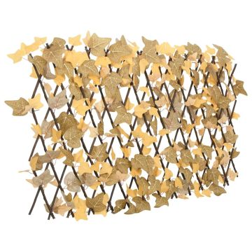 vidaXL Dirbtinių klevo lapų treliažas, oranžinis, 180x60cm