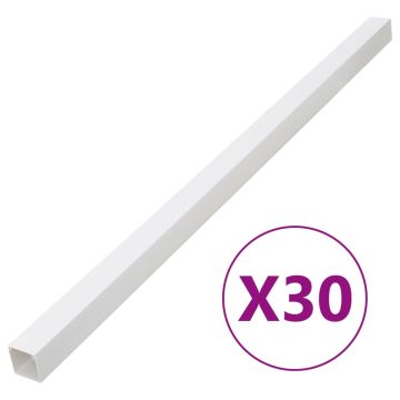 vidaXL Kabelių kanalas, 50x25mm, 30m, PVC