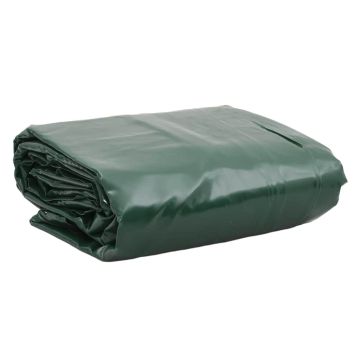 vidaXL Tentas, žalios spalvos, 1,5x10m, 650g/m²