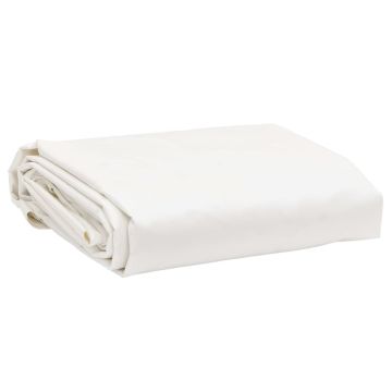 vidaXL Tentas, baltos spalvos, 3m skersmens, 650g/m²