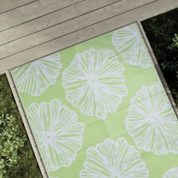 vidaXL Lauko kilimas ARAKIL Žalias 120x180 cm PP