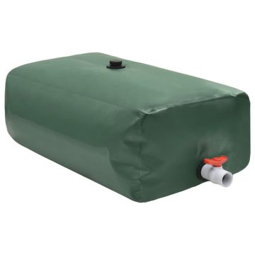 vidaXL Vandens talpa su čiaupu, sulankstoma, 100l, PVC