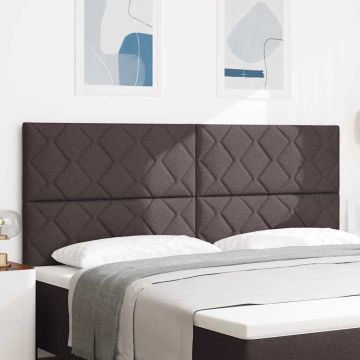 vidaXL LED galvūgalis Šviesiai pilka 200 cm audinys