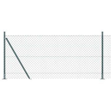 vidaXL Tvorelės stulpas Žalia 10 x 0,8 m (40 x 40 mm tinklas)