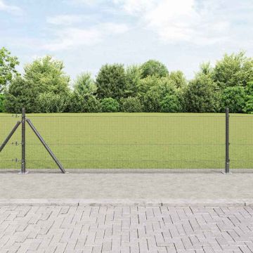 vidaXL Tvorelės stulpas Pilka 50 x 0,6 m (12 x 12 mm tinklas)
