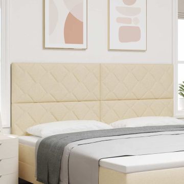 vidaXL Galvūgalis Kreminė 200 cm audinys