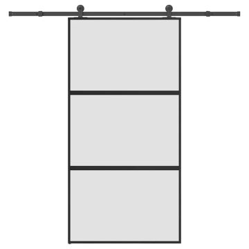 vidaXL Stumdomos durys su įrangos rinkiniu, 102,5x205cm