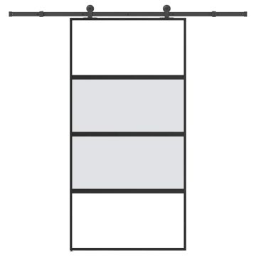 vidaXL Stumdomos durys su įrangos rinkiniu, 102,5x205cm