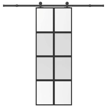vidaXL Stumdomos durys su įrangos rinkiniu, 76x205cm