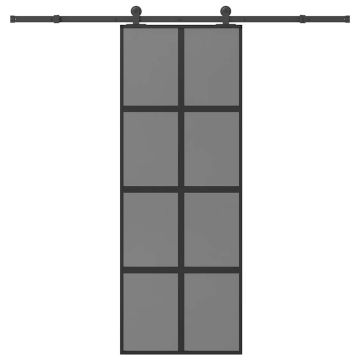 vidaXL Stumdomos durys su įrangos rinkiniu, 76x205cm