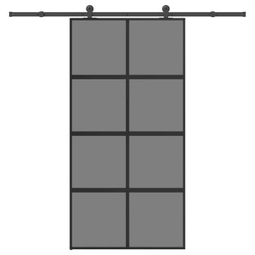 vidaXL Stumdomos durys su įrangos rinkiniu, 102,5x205cm