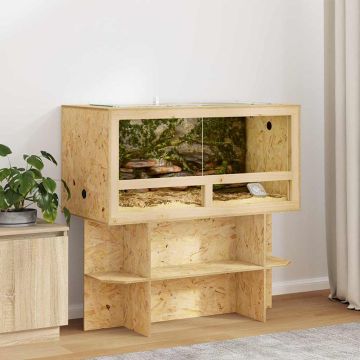 vidaXL Terariumas Ruda 100 x 50 x 100 cm OSB
