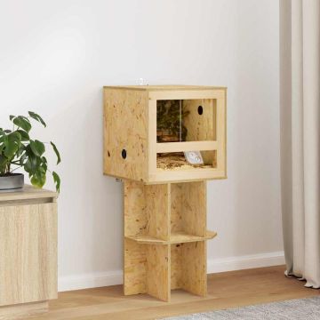 vidaXL Terariumas Ruda 40 x 40 x 90 cm OSB