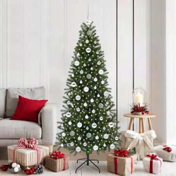 vidaXL Dirbtinė Kalėdų eglutė su 300 LED Žalia 180 cm PE ir PVC