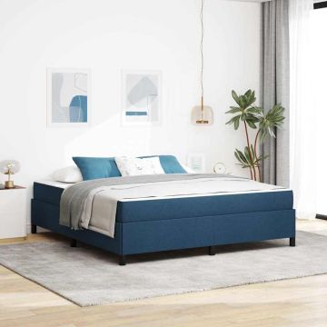 vidaXL Kiemas lova Mėlyna 180 x 200 cm audinys